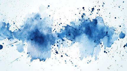 Blue watercolor splash wallpaper