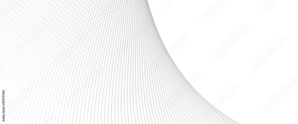 Poster vector abstract background with wavy line style white transparent background with curved design.