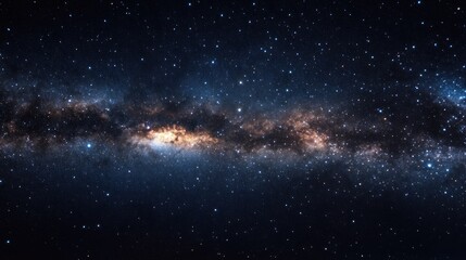 Obraz premium A Night Sky Filled with Stars and the Milky Way Galaxy