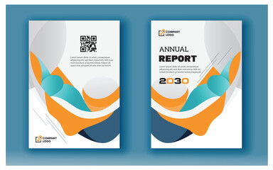 Cover design, brochure, annual report, magazine, poster, book cover, corporate presentation, portfolio, flyer, and handbook cover. It is modern with size A4, front and back, and easy to use and edit.