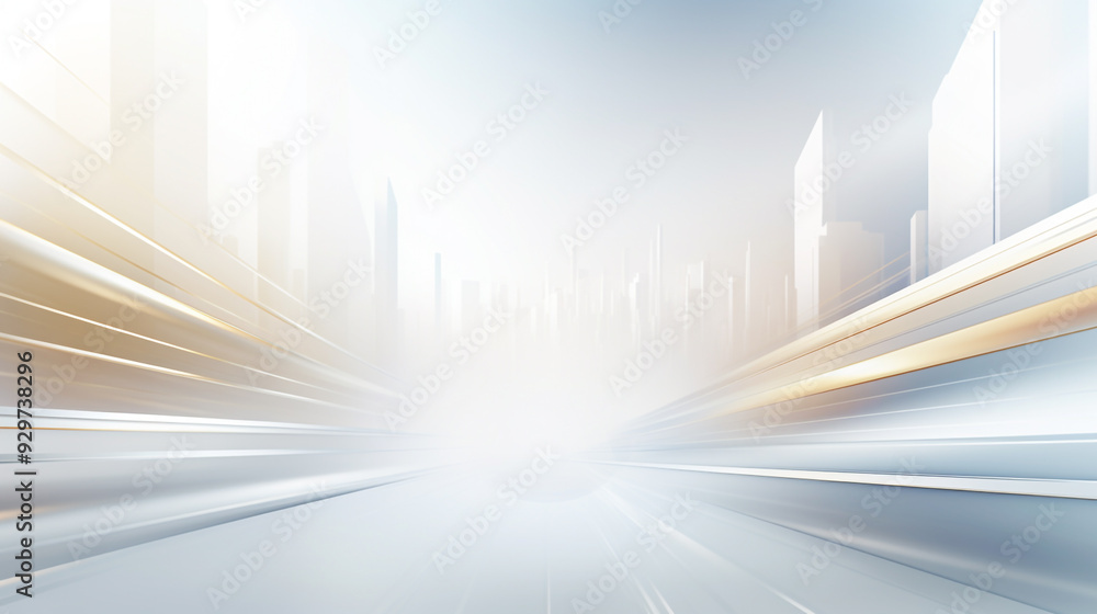 Poster modern white and light grey square overlapped pattern on background with shadow. white background. m