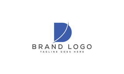 letter D logo design vector template design for brand.