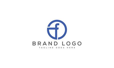 letter F logo design vector template design for brand.