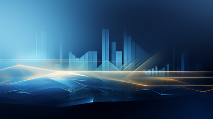 Fototapeta premium Digital business background.