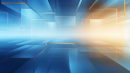 blue digital technology business background.