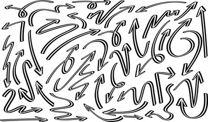 Unique Doodle Arrow Collection
