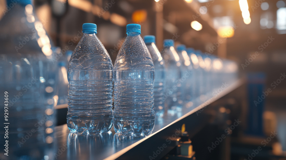 Poster ai-driven quality checks on plastic bottles