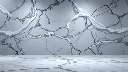 White marble pattern texture for background. for work or design.