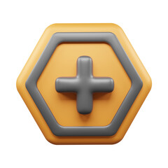 Traffic Sign And Symbol 3D Icon or Road sign 3d icon