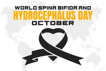 World Spina Bifida and Hydrocephalus Day Background Vector Awareness and Support Design