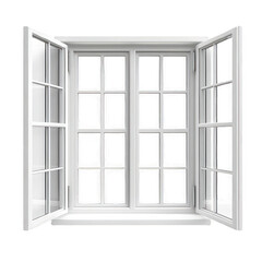Obraz premium Classic White window. 3d render