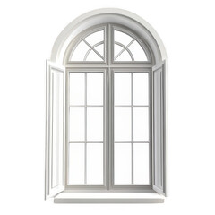 Fototapeta premium Classic White window. 3d render