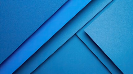 Abstract Blue Geometric Design