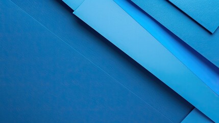 Abstract Blue Geometric Background