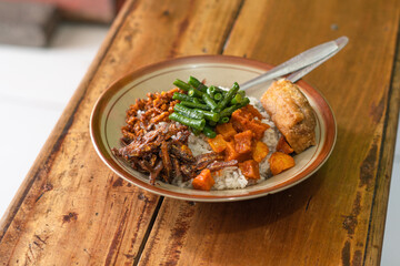 Indonesian special food called 