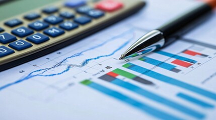 Financial forecasting with advanced algorithmic models and charts