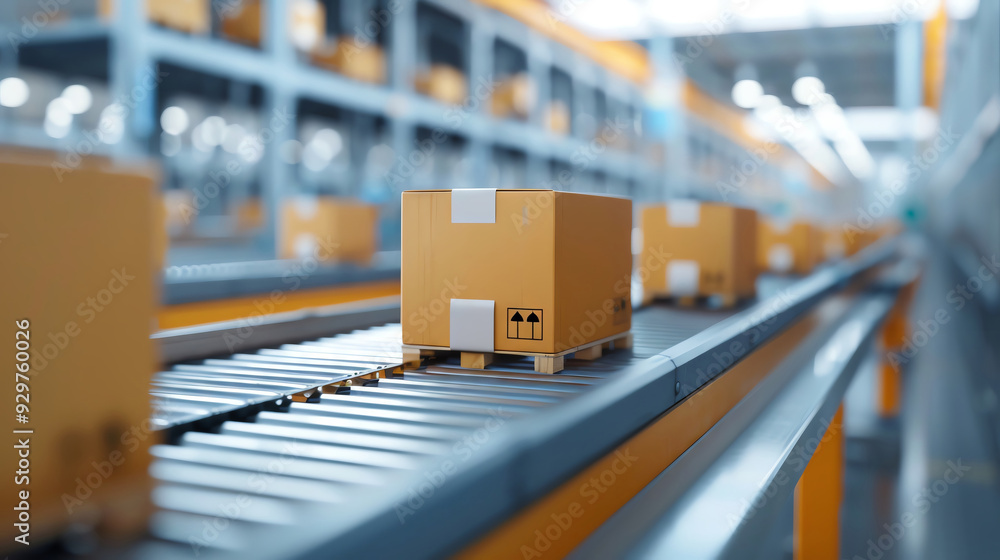 Poster automated assembly line in a smart factory