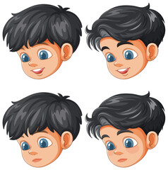 Expressions of a Young Boy