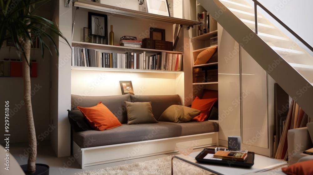 Poster what are some effective ways to create hidden storage in small space interiors
