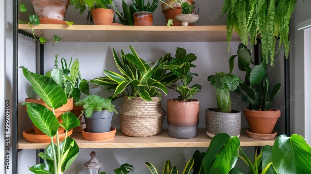 Poster what are the best practices for arranging houseplants on shelves and in corner spaces