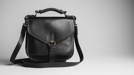 Elegant Black Leather Bag