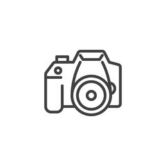 DSLR Camera line icon
