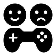 game, feedback, review, gaming, user feedback, user experience solid or glyph icon