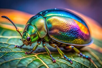 Fototapeta premium bug on a leaf