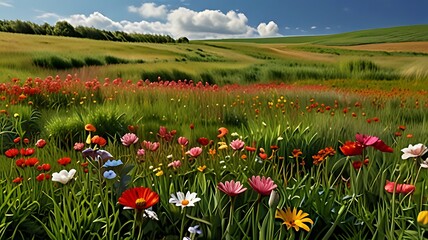 field of poppies