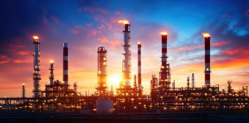 Advanced refining technologies processing crude oil, showcasing innovative solutions designed to meet the demands of modern industry and enhance efficiency.