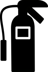 Fire extinguisher icon. Fire extinguisher vector sign. Replaceable vector design.