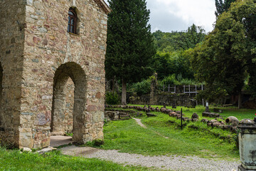 Medieval Ikalto academy in Kakheti region of Georgia