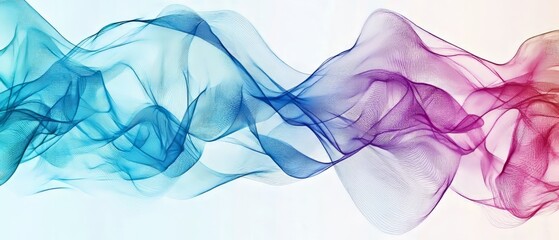 Abstract tech waves representing breakthroughs and new ideas, background, Generative AI 