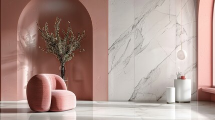 Design a luxurious product background with a marble texture.