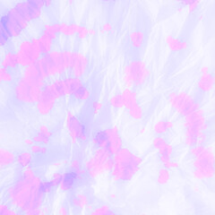 Pale Tracing Shapes. Gentle Spiral Tie Dye.