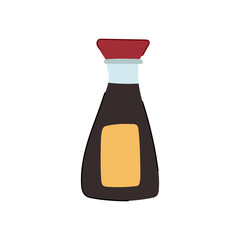 savory soy sauce cartoon. condiment marinade, seasoning cuisine, fermentation salty savory soy sauce sign. isolated symbol vector illustration