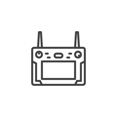 Video Drone Remote line icon