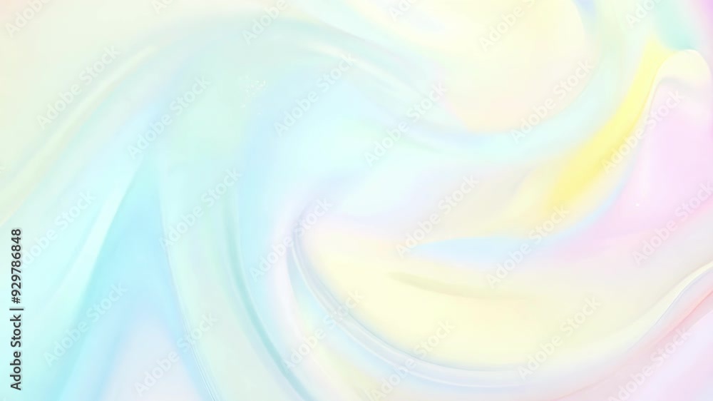 Poster mesmerizing swirls of pastel colors come to life in a captivating motion background perfect for addi