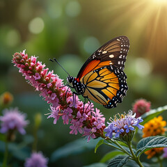 butterfly on flower