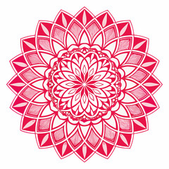 Mandala pattern design. Vector illustration 