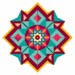 Mandala pattern design. Vector illustration 