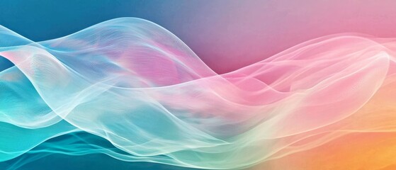 Tech waves representing new innovations and advances, background, Generative AI