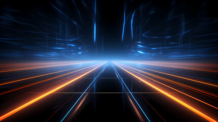 Future technology light trail