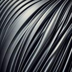 This image showcases an elegant textured metal surface with vertical grooves providing a tactile and visual depth emphasizing durability and quality
