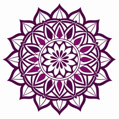 Mandala pattern design. Vector illustration 