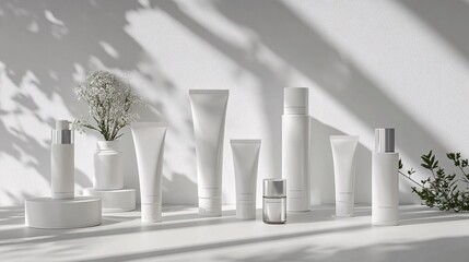 Skincare packaging mockup