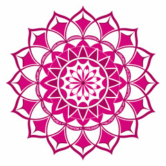 Mandala pattern design. Vector illustration 