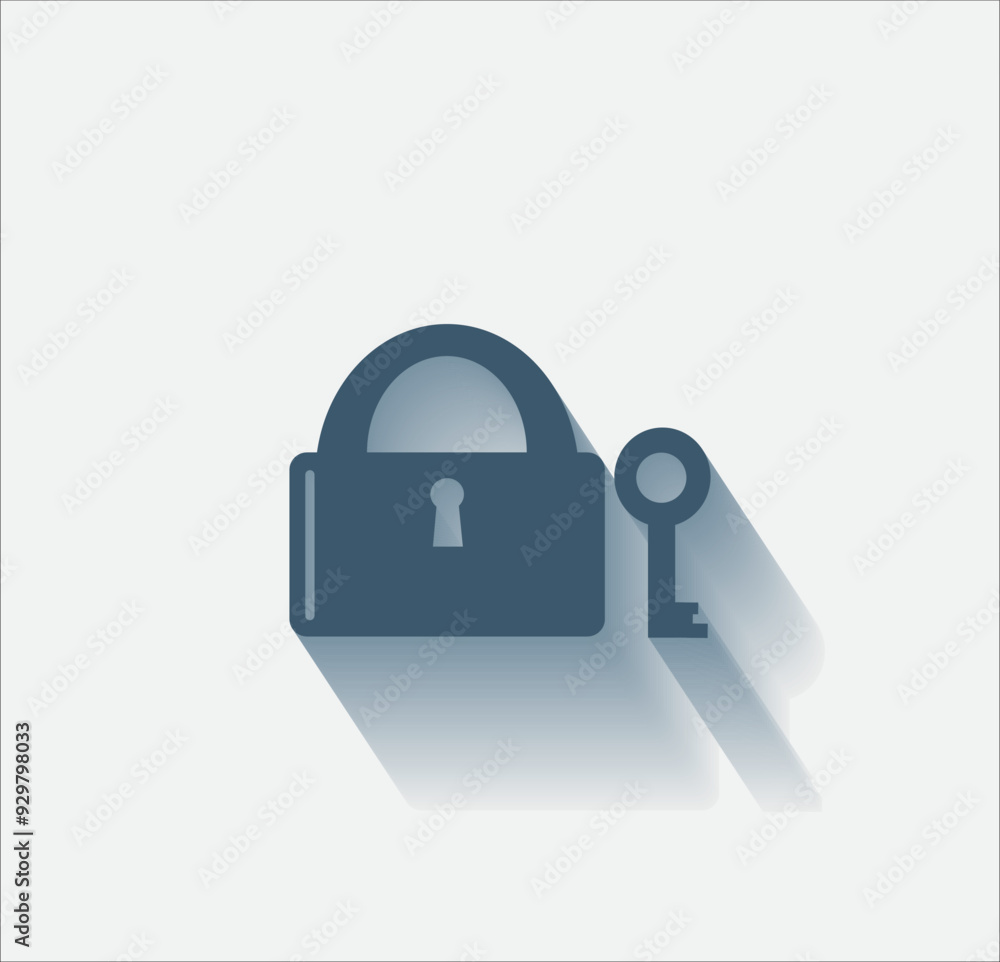Poster vector dark color icon with shadow on light background