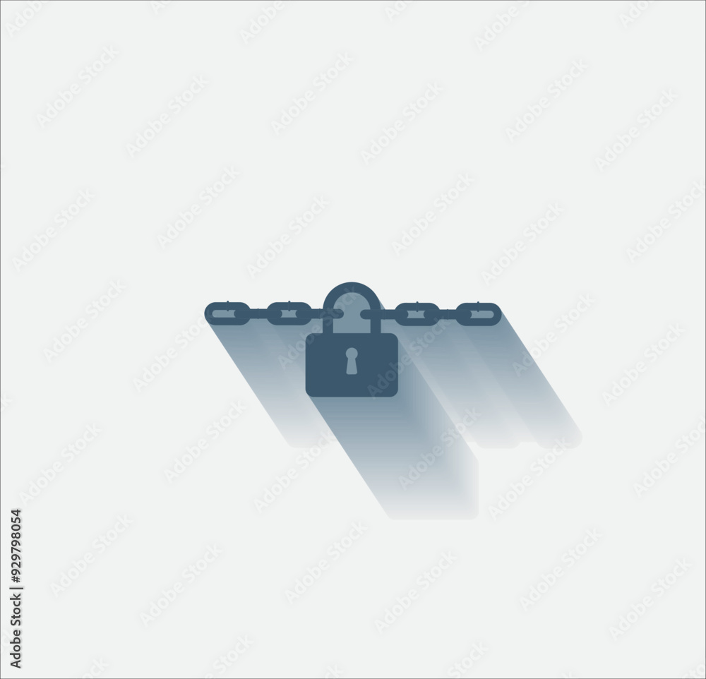 Poster vector dark color icon with shadow on light background