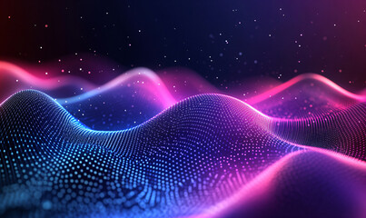 Abstract Digital Wave.